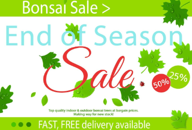 End of Season Sale