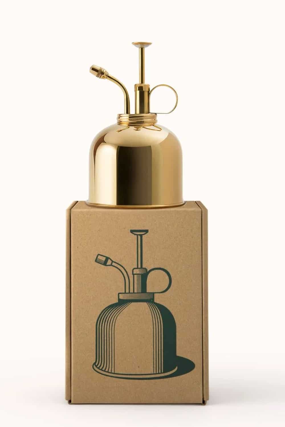 Bonsai tree mister displayed on gift box